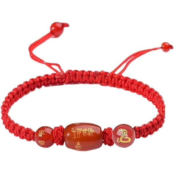 Amazon.com: 2025 New Year of Snake Bracelets, Adjustable Red